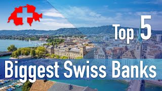 Top 5 Swiss Banks  Largest Banks in Switzerland [upl. by Anuska671]