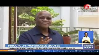 John Pombe Magufulis memorable quotes [upl. by Llehcim224]