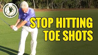 GOLF TIPS  HOW TO STOP HITTING TOE SHOTS [upl. by Middlesworth681]