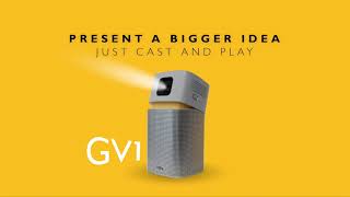 Impress your Clients Everywhere you Go  BenQ GV1 Portable Wireless Projector [upl. by Hsihsa]