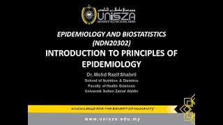 Introduction to Principles of Epidemiology [upl. by Ueik]