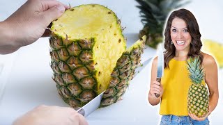 How to Cut a Pineapple in Under 5 Minutes Rings or Cubes [upl. by Yart241]