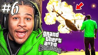 HELICOPTER vs RPG  GTA San Andreas Part 6 [upl. by Edythe859]