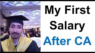 My First Salary After CA  My 4 Years Journey After CA  CA Yogesh Verma [upl. by Ahsenre]