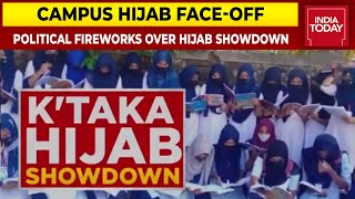 Political Fireworks Erupt Over Karnataka Hijab Showdown Student Situation Tense Across State [upl. by Umberto]