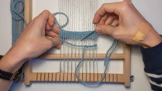 Weaving mini tutorial 2 TWINING [upl. by Kano443]