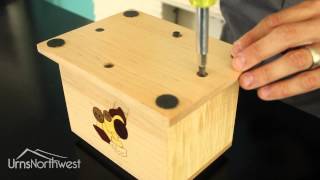 How To Open a Wooden Urn [upl. by Vernier354]