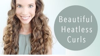 HOW TO HEATLESS CURLS With flexi rods [upl. by Hardie145]