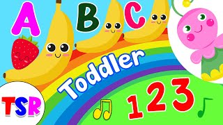 Preschool Learning Videos that REALLY WORK for 3 Year Olds  Learn ABC Phonics Shapes Numbers Colors [upl. by Rhines]