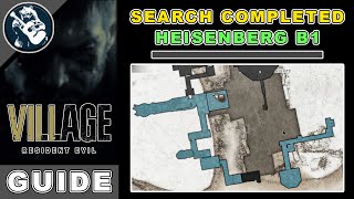 Search Completed Floor B1 in Resident Evil 8 Village  Items Location  Heisenberg Factory [upl. by Enilram]