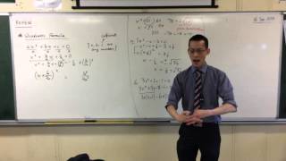 Deriving the Quadratic Formula [upl. by Any]