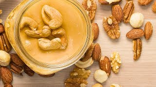 How to Make Raw Cashew Butter  DIY Recipe [upl. by Casia]