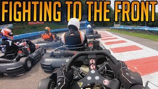 Fighting To The Front at Buckmore Park Kart Circuit [upl. by Slifka466]