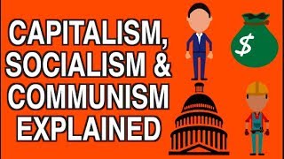 CAPITALISM SOCIALISM amp COMMUNISM EXPLAINED SIMPLY [upl. by Nussbaum]