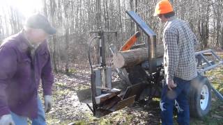 Homemade Firewood Processor [upl. by Ermeena]