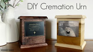 How to Make a DIY Cremation Urn [upl. by Ahsirek]