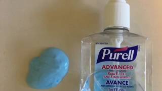 How to make slime with Hand sanitizer No glue😱 [upl. by Ark]