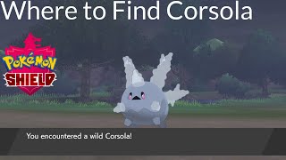 Pokemon Shield  Where to Find Corsola [upl. by Odrick]