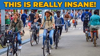 Netherlands Peoples Insane Bicycle Tradition 🇳🇱  Explore Europe [upl. by Jeramie]