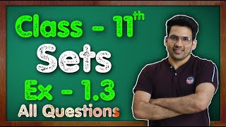 Class  11 Ex  13 Q1 to Q9 Sets Maths Chapter 1  CBSE NCERT  Green Board [upl. by Hendrix642]