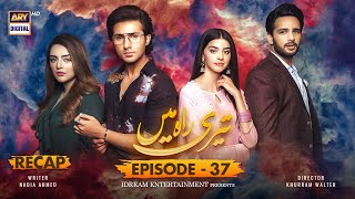 Teri Rah Mein  Episode 37  RECAP  ARY Digital [upl. by Einaeg554]