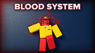 Blood System  Roblox Studio 2021 [upl. by Amelie118]