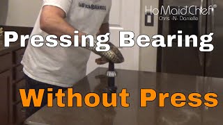 Install Pinion Bearing Without A Press Just Heat And Cool [upl. by Nanahs]