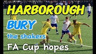 HARBOROUGH TOWN v BURY FC 121024 FA Cup [upl. by Azpurua]