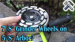 78quot Grinder Wheels on 58quot Arbor [upl. by Belmonte814]