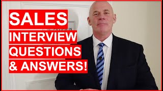 SALES Interview Questions amp Answers How to PASS a Sales Interview [upl. by Atinuaj]