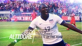 Jozy Altidore 2013 Male Athlete of the Year [upl. by Anaitsirhc]