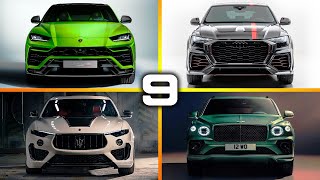 TOP 9 FASTEST SUVs IN THE WORLD 2022  YOU COULDNT SKIP [upl. by Leahcim530]