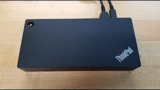 Lenovo USB TypeC Gen2 Docking Station Review [upl. by Ezekiel]