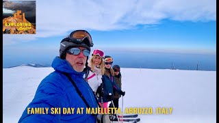 Exploring Abruzzo  Skiing Majelletta Abruzzo Italy [upl. by Struve]