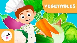 Learning Vegetables  Fun Way to Build Your Childs Vocabulary [upl. by Adnohsek]