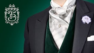 How To Tie A Formal Ascot  Fort Belvedere [upl. by Thorlie]