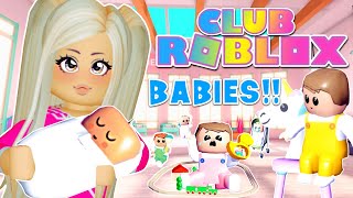 🍼 Club Roblox BABIES 🍼 Everything You Need to Know About Club Roblox Babies Club Roblox Baby Update [upl. by Nryhtak]