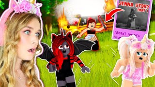 Playing JENNA STORY Roblox [upl. by Duwalt359]