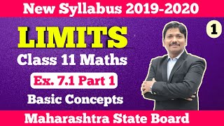 Limits Basic Concepts Part 1  Class 11 Maths  Maharashtra Board  Dinesh Sir [upl. by Haelem]