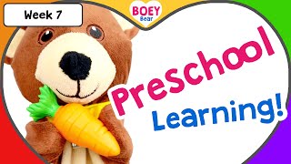 Preschool learning videos for 2 year olds  Kids learning  Boey Bear Circle Time [upl. by Zorana108]