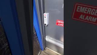 Detex Alarm Station For 24quot Door  Urgent Locksmith LLC [upl. by Ynamreg]