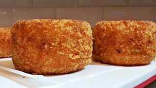 Crispy Potato Croquettes Recipe  How To Make Croquettes [upl. by Freeland]