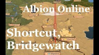 Albion Online  Caerleon to Bridgewatch fast almost safely [upl. by Airdnola]