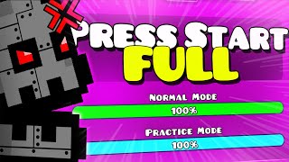 THE BEST FULL VERSION quotPress Start Fullquot 22 XL level  Geometry Dash [upl. by Mckenzie723]