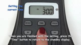 Outdoor Digital Timer  How to set up the programs [upl. by Clie]