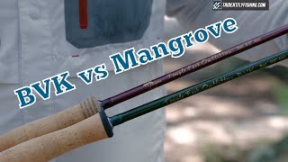 TFO BVK vs Mangrove Fly Rod Review  TFO Saltwater Shootout [upl. by Natsuj]