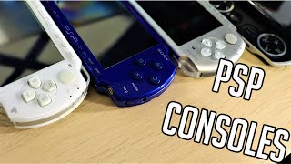 PSP Comparison 1000 2000 3000 GO  Difference Between the Best Handheld Console 2020 Playstation [upl. by Susejedesoj554]