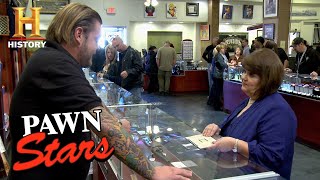 Pawn Stars An Expert Finds Red Flags in J Honus Wagners Autograph Season 10  History [upl. by Utter148]