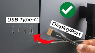 How to Connect USB C Monitor to LaptopDesktop [upl. by Kaya]