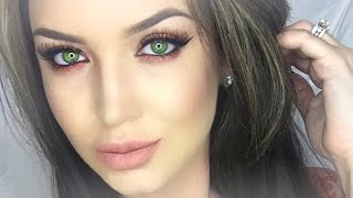 Enhance Hazel  Green eyes ♡ Makeup tutorial [upl. by Eatnoj]